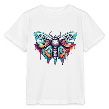 Motte / Tier / Insekt / Larve / Schädling - Stanley/Stella Kinder T-Shirt MINI CREATOR  - Weiß - Vorne - Maike (125cm)