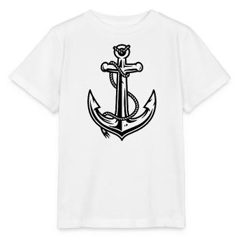Ankerseemannsmeisterschiff - Stanley/Stella Kinder T-Shirt MINI CREATOR  - Weiß - Vorne - Maike (125cm)