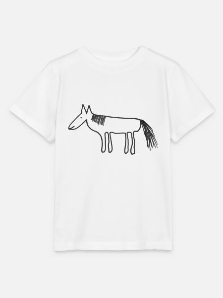 Pferd - Stanley/Stella Kinder T-Shirt MINI CREATOR - Weiß