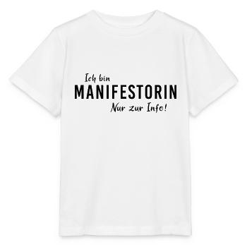 Human Design System Manifestorin Aura informieren - Stanley/Stella Kinder T-Shirt MINI CREATOR  - Weiß - Vorne - Maike (125cm)