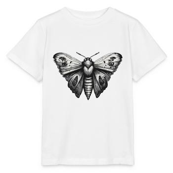 Motte / Tier / Insekt / Larve / Schädling - Stanley/Stella Kinder T-Shirt MINI CREATOR  - Weiß - Vorne - Maike (125cm)