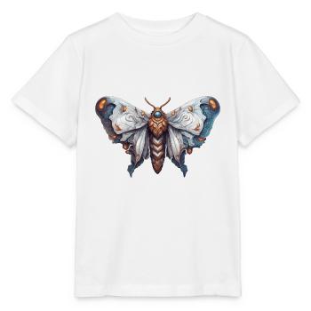 Motte / Tier / Insekt / Larve / Schädling - Stanley/Stella Kinder T-Shirt MINI CREATOR  - Weiß - Vorne - Maike (125cm)