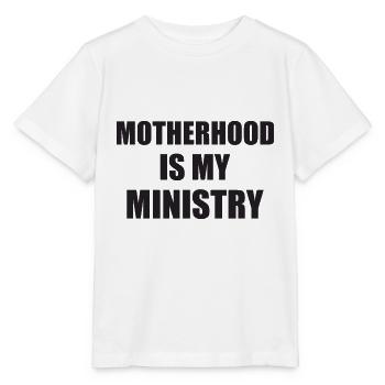 La maternité est mon ministère - T-shirt bio MINI CREATOR Stanley/Stella Enfant - blanc - Devant - Maike (125cm)