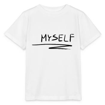 I love myself line - Stanley/Stella MINI CREATOR Kids’ T-Shirt - white - Front - Maike (125cm)