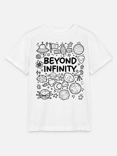Jenseits der Unendlichkeit - Stanley/Stella Kinder T-Shirt MINI CREATOR - Weiß