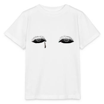 augen dunkel auge träne weinen - Stanley/Stella Kinder T-Shirt MINI CREATOR  - Weiß - Vorne - Maike (125cm)