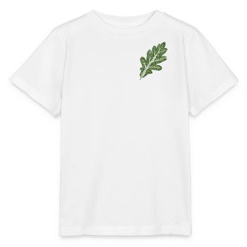 Feuille de chêne / Vert - T-shirt bio MINI CREATOR Stanley/Stella Enfant - blanc - Devant - Maike (125cm)