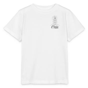 There is strength in calmness - Stanley/Stella MINI CREATOR Kids’ T-Shirt - white - Front - Maike (125cm)