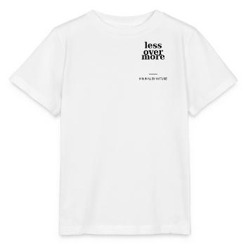 Less Over More - T-shirt bio MINI CREATOR Stanley/Stella Enfant - blanc - Devant - Maike (125cm)