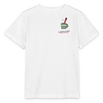 Kaffee mit Rotstift für Lehrer und Lehrerinnen - Stanley/Stella Kinder T-Shirt MINI CREATOR  - Weiß - Vorne - Maike (125cm)