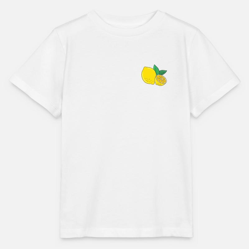 Lemon Time - citron - T-shirt bio MINI CREATOR Stanley/Stella Enfant - blanc
