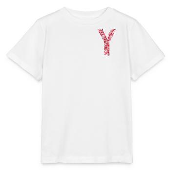 Buchstabe Y - Küsse T-Shirt und Geschenke - Stanley/Stella Kinder T-Shirt MINI CREATOR  - Weiß - Vorne - Maike (125cm)