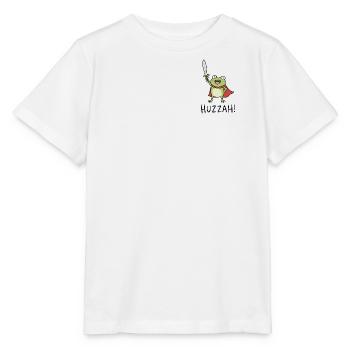 Grenouille hourra ! - T-shirt bio MINI CREATOR Stanley/Stella Enfant - blanc - Devant - Maike (125cm)