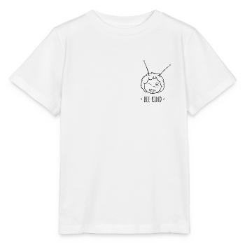 Biene Maja Bee Kind Spruch - Stanley/Stella Kinder T-Shirt MINI CREATOR  - Weiß - Vorne - Maike (125cm)