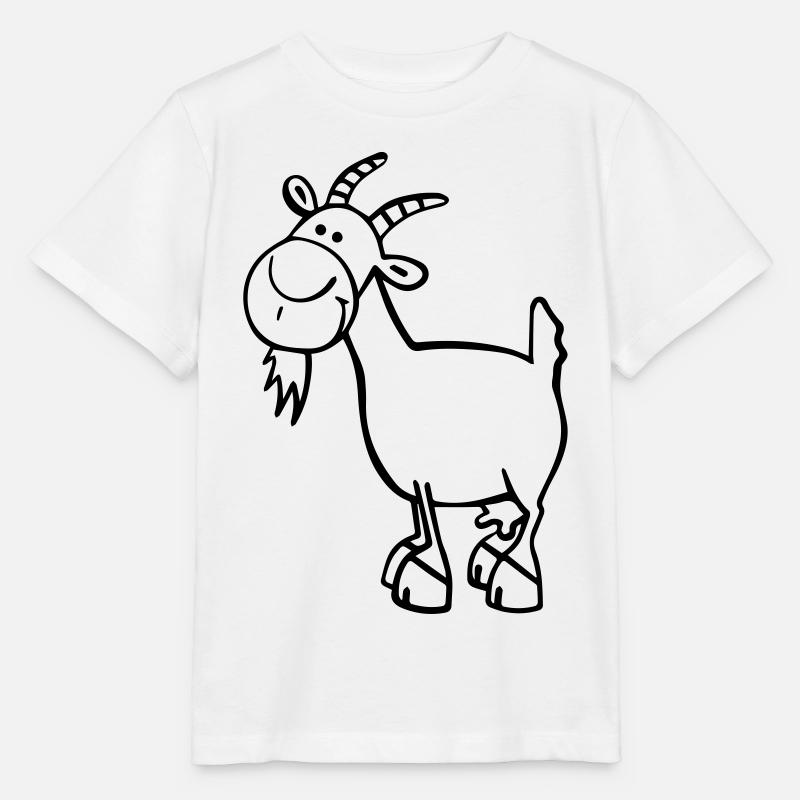 Chévre - T-shirt bio MINI CREATOR Stanley/Stella Enfant - blanc