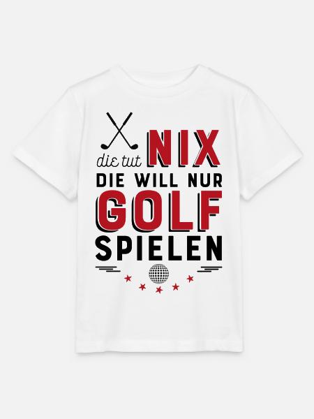 Golf spielen - Stanley/Stella Kinder T-Shirt MINI CREATOR - Weiß