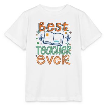Meilleur enseignant de tous les temps, Journée des enseignants, appréciation de l’enseignant - T-shirt bio MINI CREATOR Stanley/Stella Enfant - blanc - Devant - Maike (125cm)