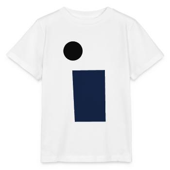 rectangle et cercle - T-shirt bio MINI CREATOR Stanley/Stella Enfant - blanc - Devant - Maike (125cm)