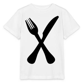 Besteck - Stanley/Stella Kinder T-Shirt MINI CREATOR  - Weiß - Vorne - Maike (125cm)