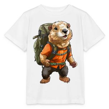 Marmot Mountaineer / Hiking Marmots - Stanley/Stella MINI CREATOR Kids’ T-Shirt - white - Front - Maike (125cm)