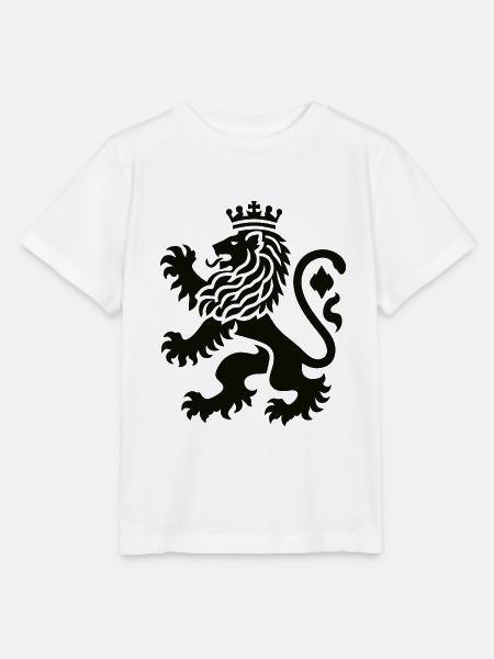Bayerischer Löwe – Wappentier Silhouette - Stanley/Stella Kinder T-Shirt MINI CREATOR  - Weiß