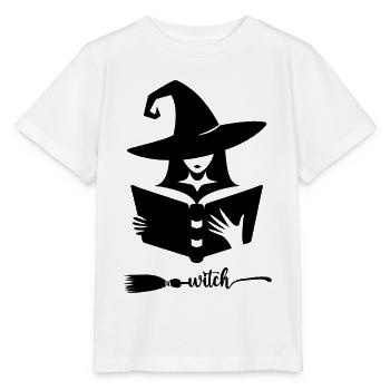 Hexe – Hexengeschenk - Stanley/Stella Kinder T-Shirt MINI CREATOR  - Weiß - Vorne - Maike (125cm)
