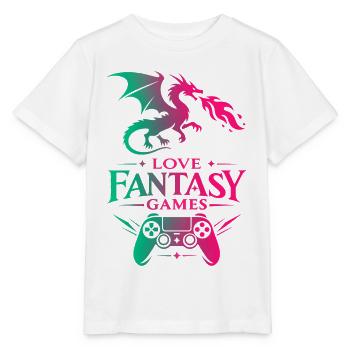 Love Fantasy Games Dragon Controller - Stanley/Stella MINI CREATOR Kids’ T-Shirt - white - Front - Maike (125cm)