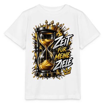 Königliche Stunde: Zeit Für Meine Zeile - Stanley/Stella Kinder T-Shirt MINI CREATOR  - Weiß - Vorne - Maike (125cm)