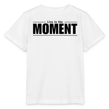 Vivez l’instant présent - T-shirt bio MINI CREATOR Stanley/Stella Enfant - blanc - Devant - Maike (125cm)