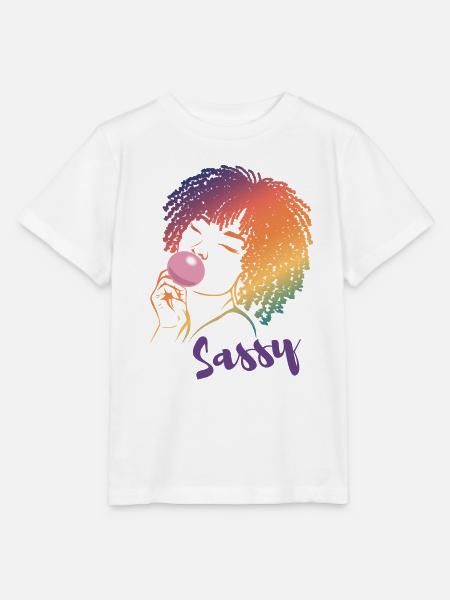 Sassy Chic mit Afro Charme - Stanley/Stella Kinder T-Shirt MINI CREATOR - Weiß