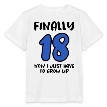 Officiellement adulte - et maintenant ? - T-shirt bio MINI CREATOR Stanley/Stella Enfant - blanc - Devant - Maike (125cm)
