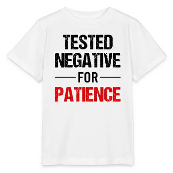 La patience - une vertu de force - T-shirt bio MINI CREATOR Stanley/Stella Enfant - blanc - Devant - Maike (125cm)