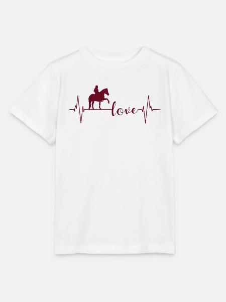 Reiterherz Pferdeliebe Lebensfreude - Stanley/Stella Kinder T-Shirt MINI CREATOR  - Weiß