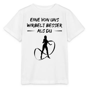 Swirl Art - Mieux que le reste - T-shirt bio MINI CREATOR Stanley/Stella Enfant - blanc - Devant - Maike (125cm)