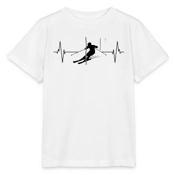 Pulsierende Pistenaction Geschenk - Stanley/Stella Kinder T-Shirt MINI CREATOR  - Weiß - Vorne - Maike (125cm)