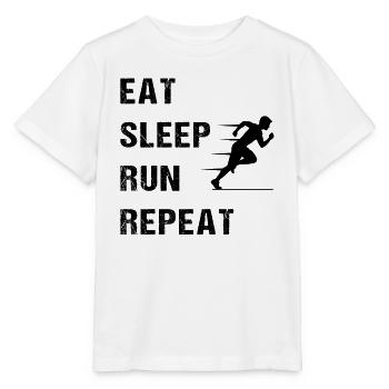 Running Lifestyle Motto - Stanley/Stella MINI CREATOR Kids’ T-Shirt - white - Front - Maike (125cm)