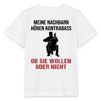 Neighborhood Bass Concert Guaranteed - Stanley/Stella MINI CREATOR Kids’ T-Shirt - white - Front - Maike (125cm)