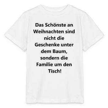 Cadeau de famille pour la fête de l’amour - T-shirt bio MINI CREATOR Stanley/Stella Enfant - blanc - Devant - Maike (125cm)