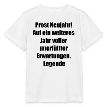 Cadeau de la Saint-Sylvestre - T-shirt bio MINI CREATOR Stanley/Stella Enfant - blanc - Devant - Maike (125cm)