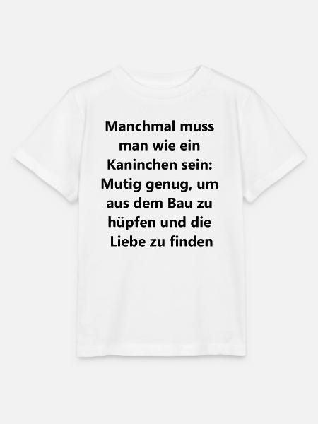 Mutiges Herz Geschenk - Stanley/Stella Kinder T-Shirt MINI CREATOR  - Weiß