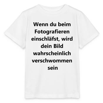 Cadeau Souvenirs flous - T-shirt bio MINI CREATOR Stanley/Stella Enfant - blanc - Devant - Maike (125cm)