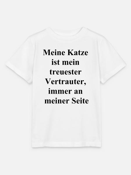 Treu & Frech - Katzengeschenk - Stanley/Stella Kinder T-Shirt MINI CREATOR - Weiß