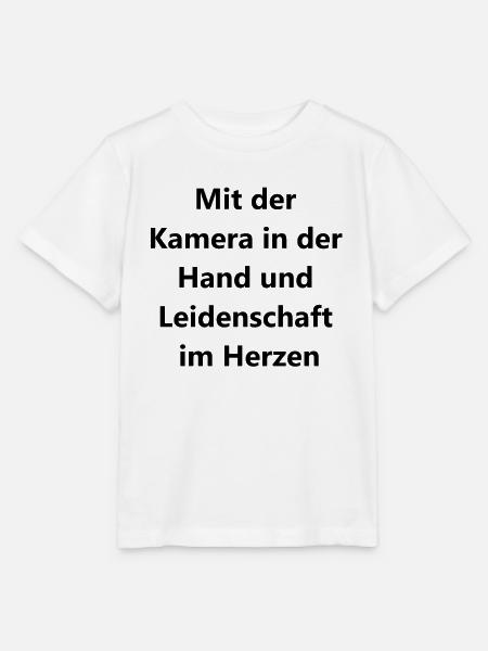 Geschenk für Fotoliebhaber - Stanley/Stella Kinder T-Shirt MINI CREATOR - Weiß