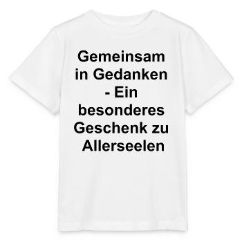 Familienfoto auf Leinwand - Allerseelengeschenk - Stanley/Stella Kinder T-Shirt MINI CREATOR  - Weiß - Vorne - Maike (125cm)