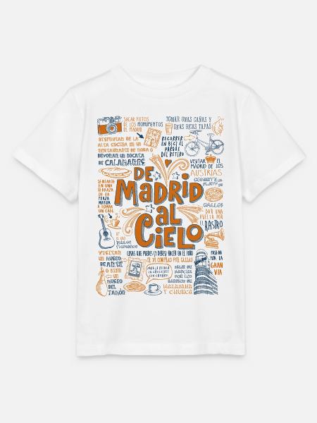 VON MADRID ZUM HIMMEL - Stanley/Stella Kinder T-Shirt MINI CREATOR  - Weiß