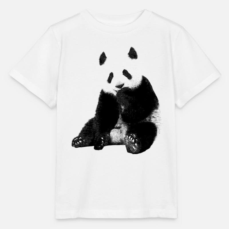 panda - Stanley/Stella Kinder T-Shirt MINI CREATOR  - Weiß