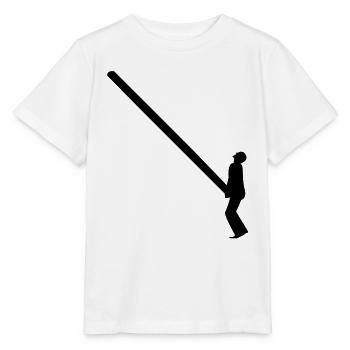 de jeter le Caber - T-shirt bio MINI CREATOR Stanley/Stella Enfant - blanc - Devant - Maike (125cm)