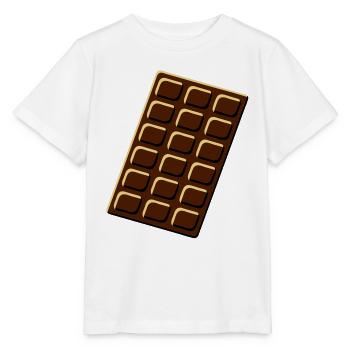 chocolate - T-shirt bio MINI CREATOR Stanley/Stella Enfant - blanc - Devant - Maike (125cm)