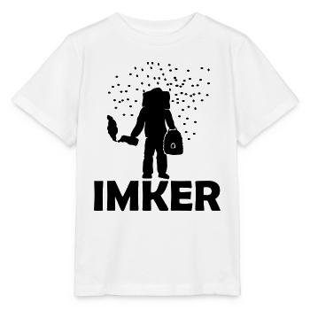imker - Stanley/Stella Kinder T-Shirt MINI CREATOR  - Weiß - Vorne - Maike (125cm)