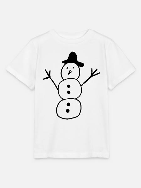 Schneemann - Stanley/Stella Kinder T-Shirt MINI CREATOR - Weiß